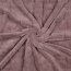 Wellnessfleece Blumen - hellmauve