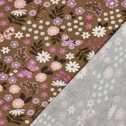 French Terry Blumen - kamel