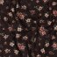 Baumwolljersey Digital Blumen - braun