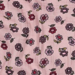 Musselin gepflücktes Blümchen - hellrosa