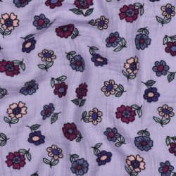 Musselin gepflücktes Blümchen - helllila