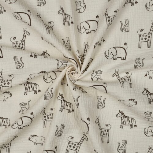Musselin Safari Tiere - natur