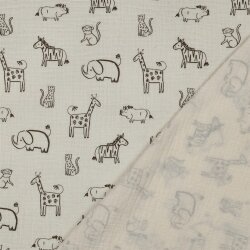 Musselin Safari Tiere - natur