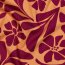 Viskose Jersey Blumenräder - hellorange