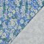 Viskose Jersey Digital Aquarellblumen - hellblaulila