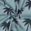 Baumwollvoile Palmen - mint