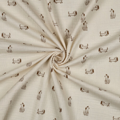 Musselin Organic Hunde - natur