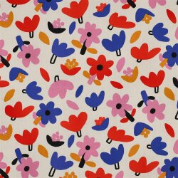 Baumwollpopeline Organic Jennifer Bouron bunte...