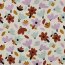 Baumwollpopeline Organic Jennifer Bouron bunte Blümchen - natur/softlila