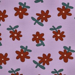 Baumwolljersey Organic Jennifer Bouron Schnittblumen -...