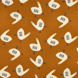 Rippenjersey Organic Jennifer Bouron lustige Gänse -...