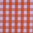 Baumwollpopeline Garngefärbt XXL Karos - helllila/orange