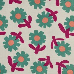 Musselin Organic Jennifer Bouron Blumenregen -...