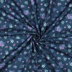 Baumwollpopeline kleine Blumensträuße -...