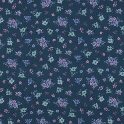 Baumwollpopeline kleine Blumensträuße -...