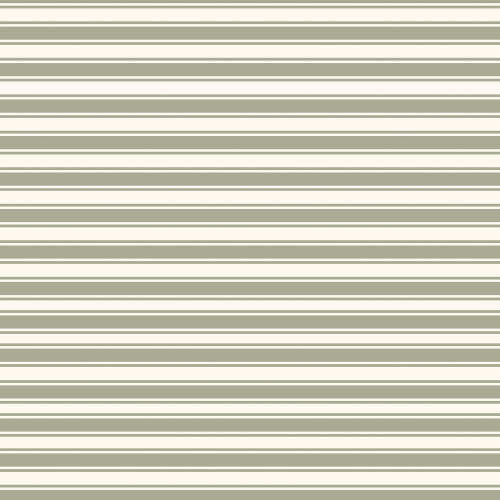 Baumwolljersey Streifen - creme/salbei