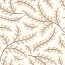 Baumwolljersey Blätterranken - creme
