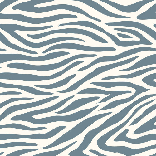 Terry Crêpe Zebrastreifen - indigo