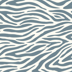 Terry Crêpe Zebrastreifen - indigo