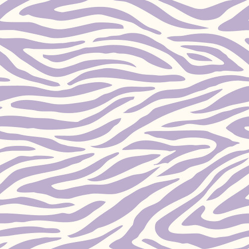 Terry Crêpe Zebrastreifen - helllila