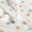 French Terry Digital Bio~Organic bunte Herzen - wollweiß - creme
