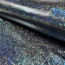 Foil jersey snake pattern - black