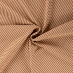 Cotton jersey stripes 1mm - red