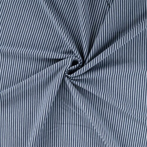 Cotton jersey stripes 1mm - red