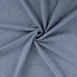 Cotton jersey stripes 1mm - red
