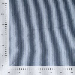 Cotton jersey stripes 1mm - red