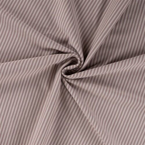 Cotton jersey stripes 1mm - red