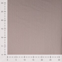 Cotton jersey stripes 1mm - red