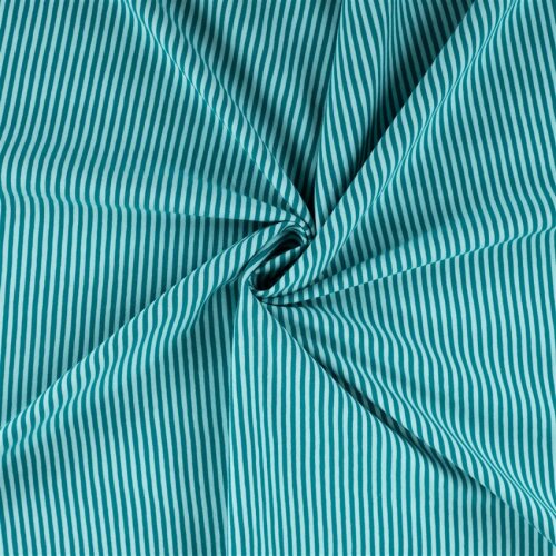 Cotton jersey stripes 1mm - red