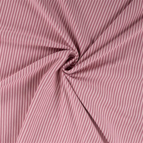 Cotton jersey stripes 1mm - red