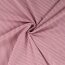 Cotton jersey stripes 1mm - red