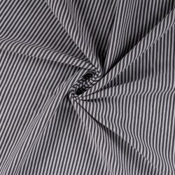 Cotton jersey stripes 1mm - red