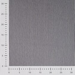 Cotton jersey stripes 1mm - red