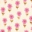 Teddystoff Blumen- creme