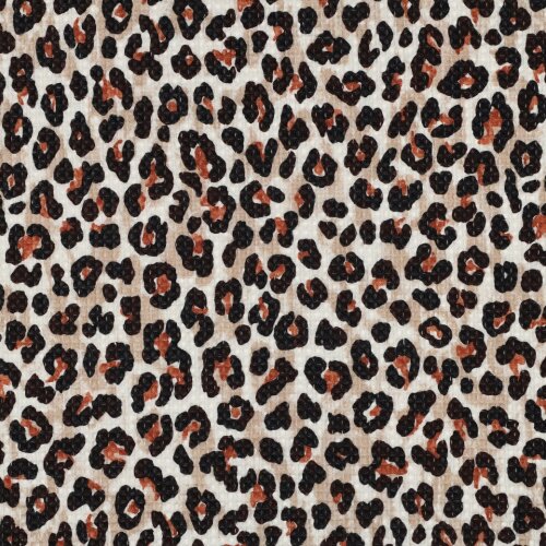 Waffelpiqué Digital Leo -  beige