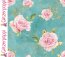 French Terry Glitzerpüppi Digital Rosen - mint