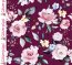 Baumwolljersey Glitzerpüppi Digital Rosen - dunkel kirschrot