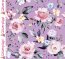 Baumwolljersey Glitzerpüppi Digital Rosen - hellflieder