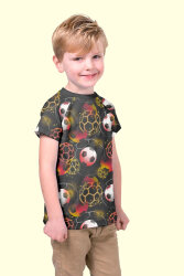 Baumwolljersey Glitzerpüppi Digital Fußball -...