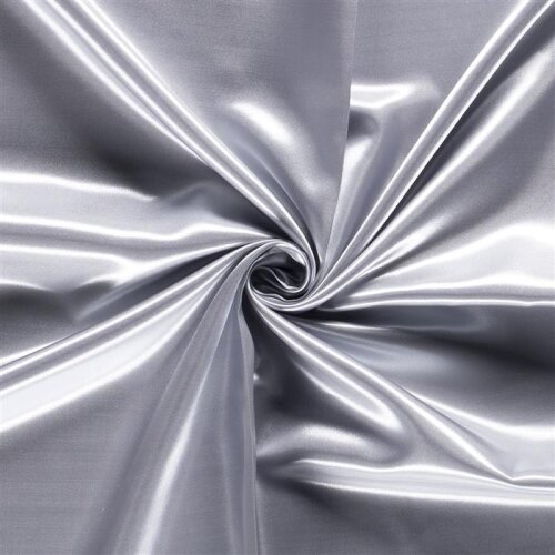 Bridal satin *Marie* - silver grey