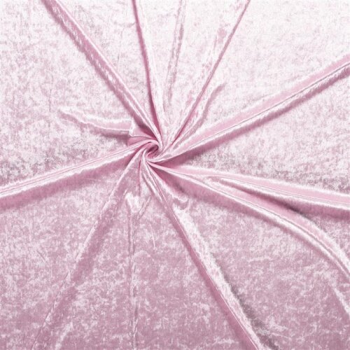 Panne velvet *Marie* - light pink