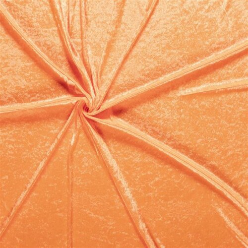 Pannesamt *Marie* - neonově oranžová