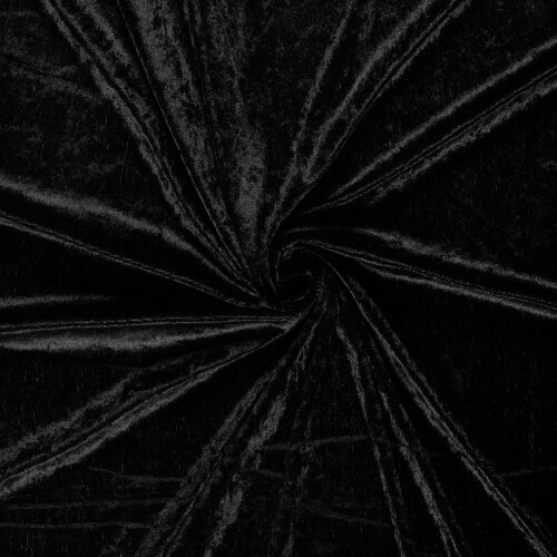 Pannesamt *Marie* Uni - schwarz