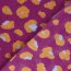 Teddystoff Leotupfen - fuchsia/orange
