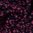 Teddystoff Leopard - fuchsia/dunkelblau