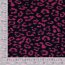 Teddystoff Leopard - fuchsia/dunkelblau